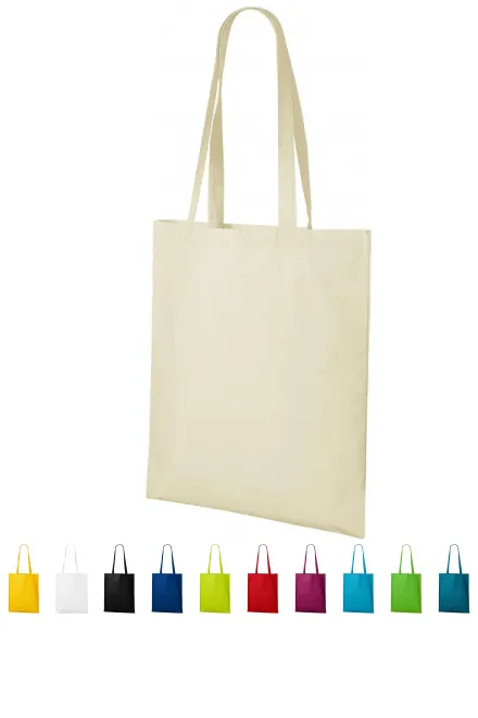 Bolsa de compras de algodón, natural