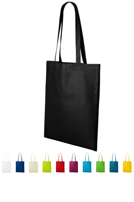 Bolsa de compras de algodón, negro