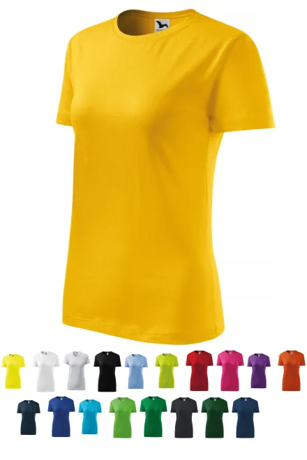 Camiseta clásica de mujer, amarillo