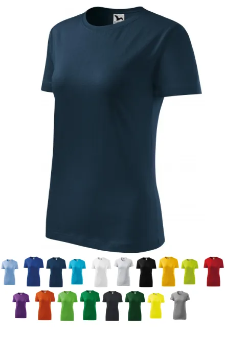 Camiseta clásica de mujer, azul oscuro