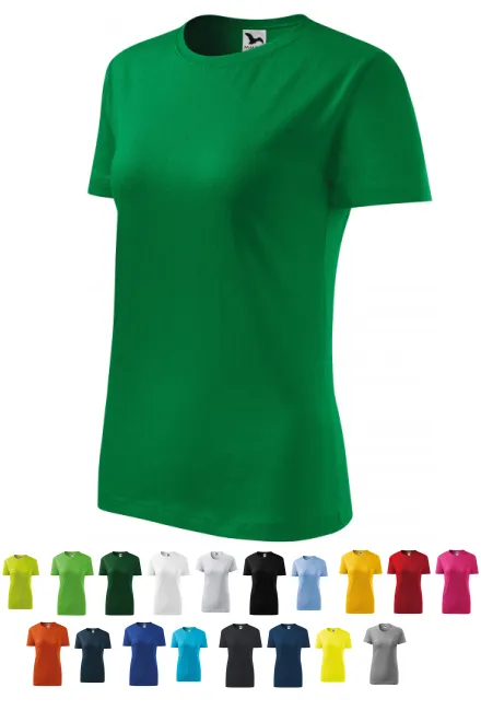 Camiseta clásica de mujer, pasto verde