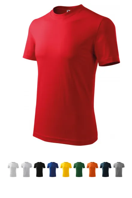 Camiseta clásica, rojo