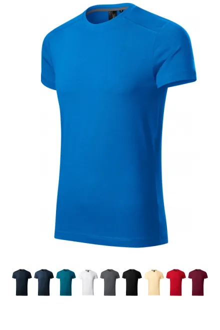 Camiseta de hombre decorada, océano azul