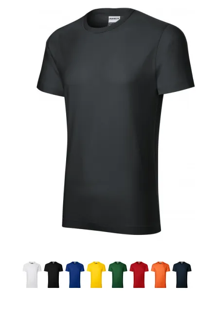 Camiseta de hombre duradera más pesada, gris ébano