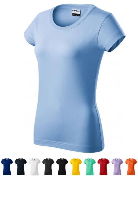 Camiseta de mujer duradera, cielo azul