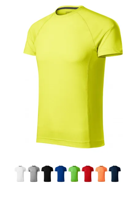 Camiseta deportiva para hombre, amarillo neón