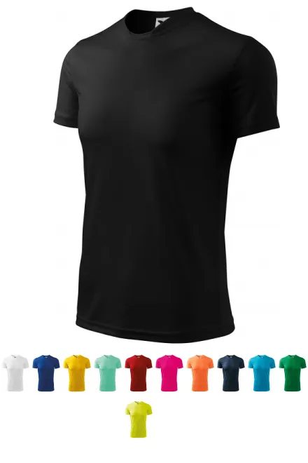 Camiseta deportiva para niños, negro