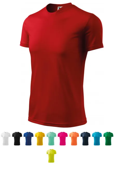 Camiseta deportiva para niños, rojo