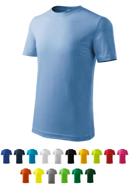Camiseta ligera para niños, cielo azul