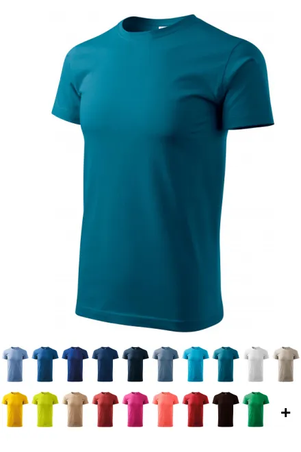 Camiseta unisex de mayor peso, petrol blue