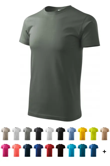 Camiseta unisex de mayor peso, pizarra oscura