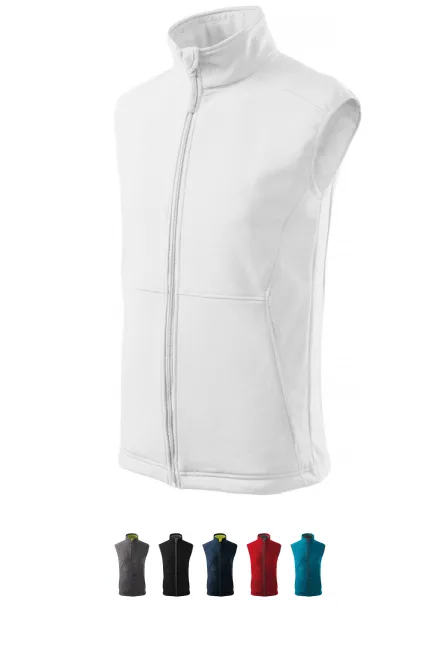 Chaleco de los hombres, blanco