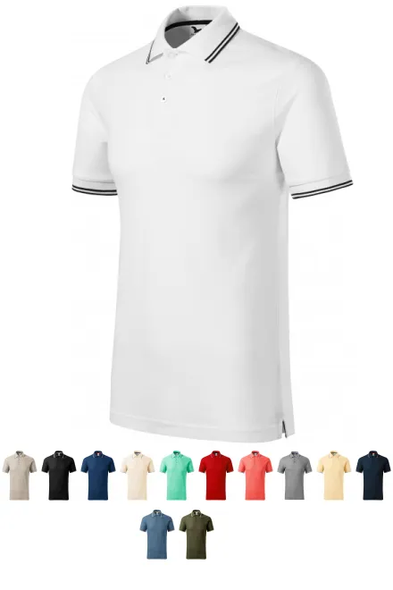 Polo clásico para hombre., blanco