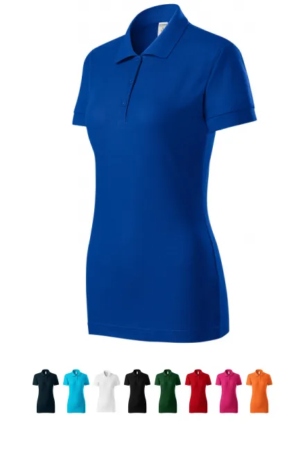 Polo de mujer de corte ajustado, azul real