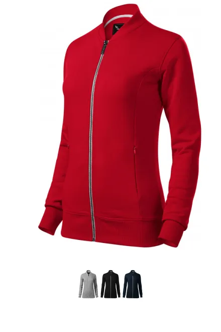 Sudadera de mujer con bolsillos ocultos, formula red