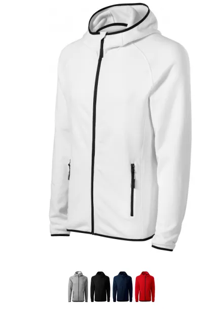 Sudadera deportiva para hombre, blanco