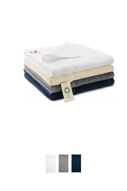 Toalla de algodon organico, almendra