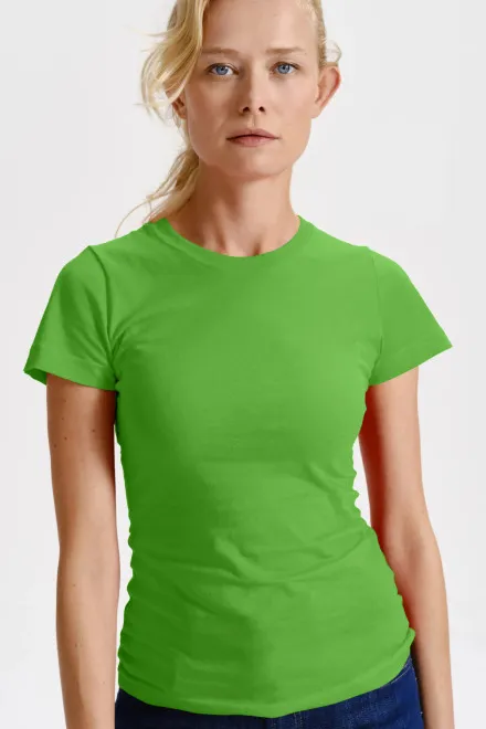 Camiseta clásica de mujer, manzana verde