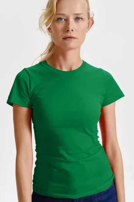 Camiseta clásica de mujer, pasto verde