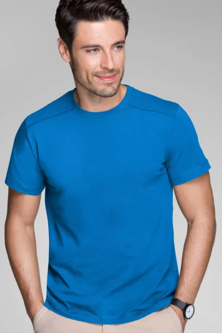 Camiseta de hombre decorada, océano azul