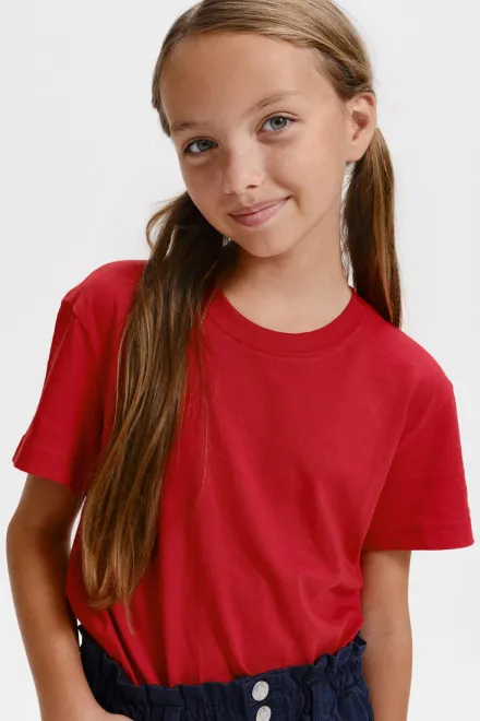Camiseta ligera para niños, rojo