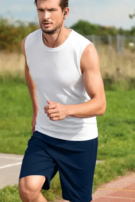 Pantalones cortos de hombre, azul oscuro