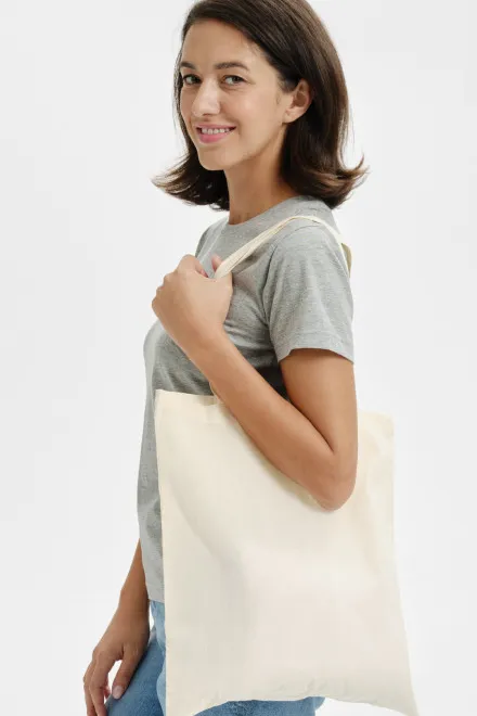 Pequeña bolsa de compras, natural