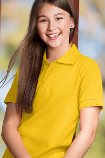 Polo para niños, amarillo