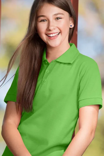 Polo para niños, manzana verde