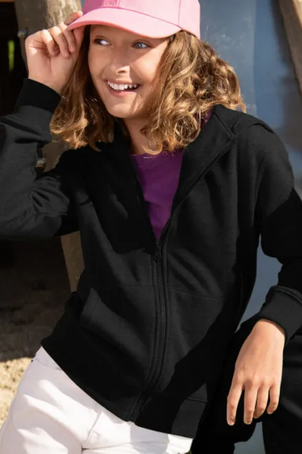 Sudadera infantil con capucha, negro