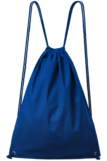 Mochila ligera de algodón - azul real, uni