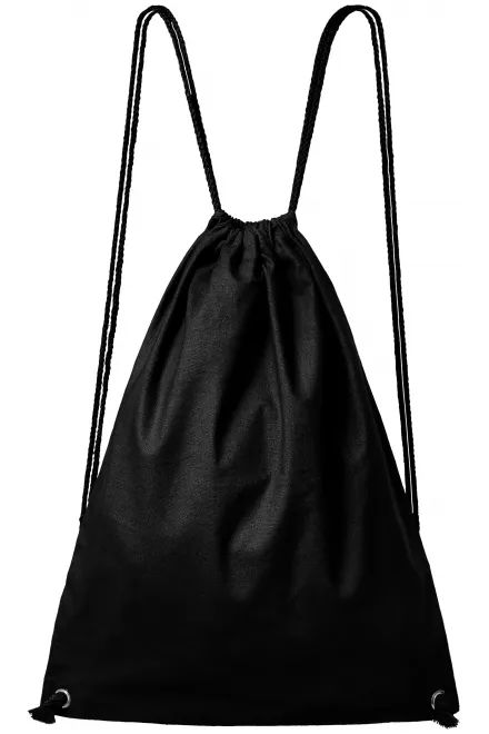Mochila ligera de algodón - negro, uni