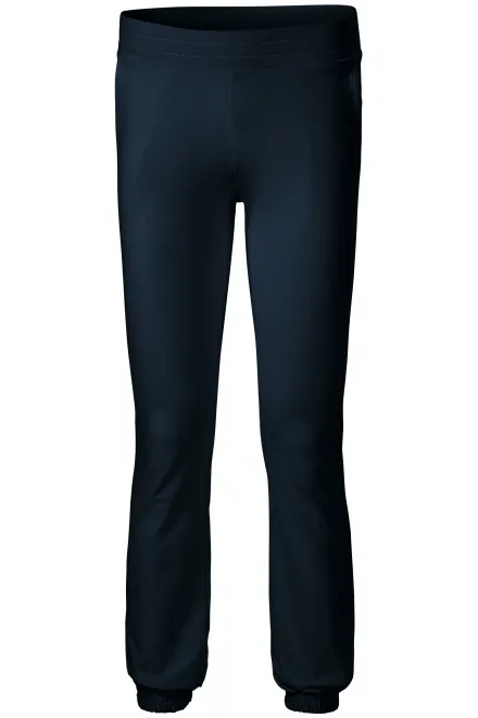 Pantalones de chándal de mujer con bolsillos - azul oscuro, 2XL