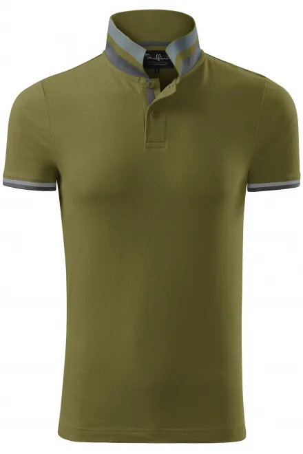 Polo de hombre con cuello subido - palta, L