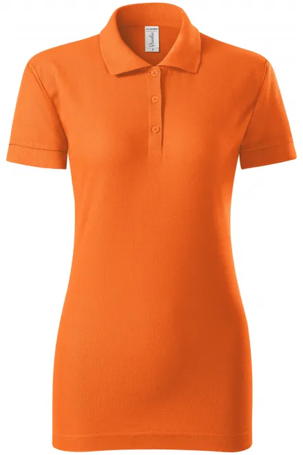 Polo de mujer de corte ajustado - naranja, M