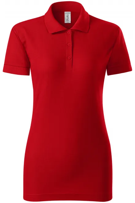 Polo de mujer de corte ajustado - rojo, M