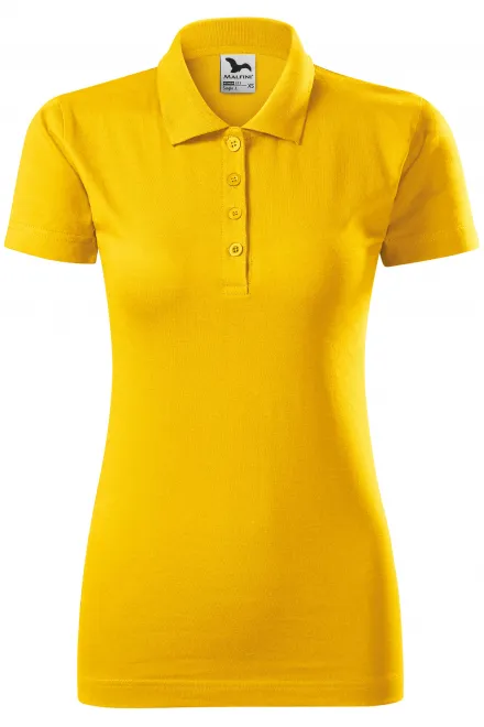 Polo de mujer slim fit - amarillo, XS