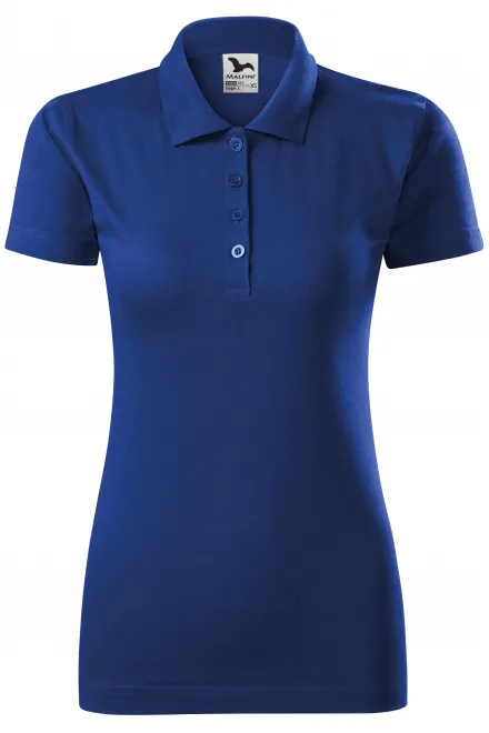 Polo de mujer slim fit - azul real, XS