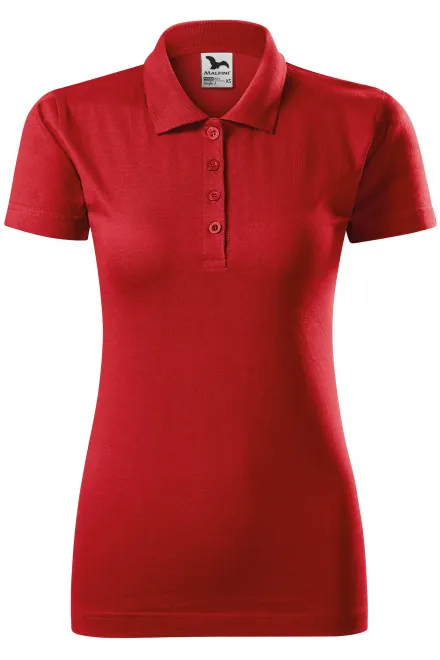 Polo de mujer slim fit - rojo, XS