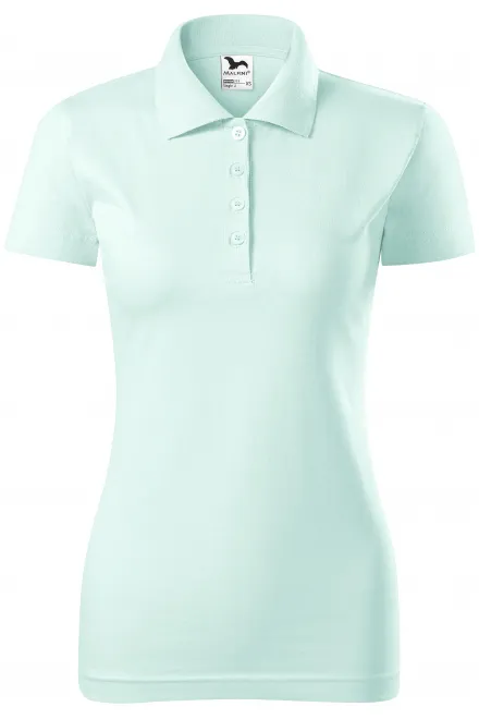 Polo de mujer slim fit - verde hielo, XS