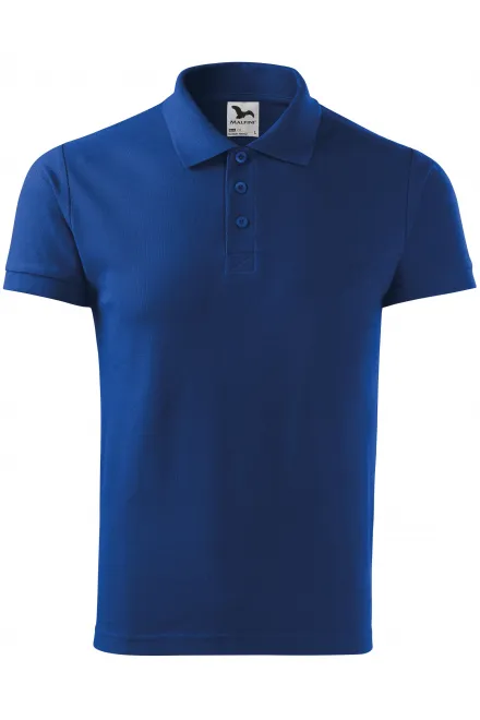 Polo de peso pesado para hombre - azul real, XL