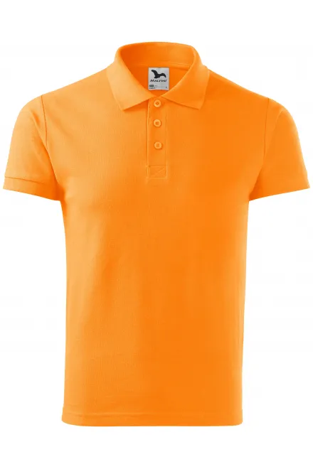 Polo elegante para hombre - mandarina, L