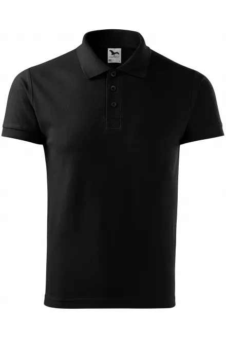 Polo elegante para hombre - negro, L