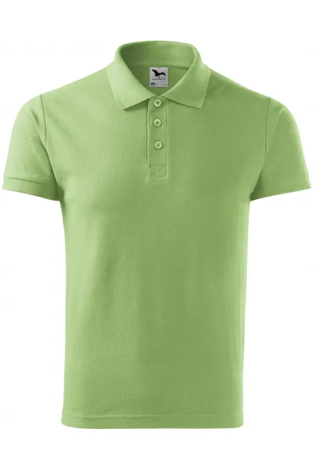 Polo elegante para hombre - verde claro, L