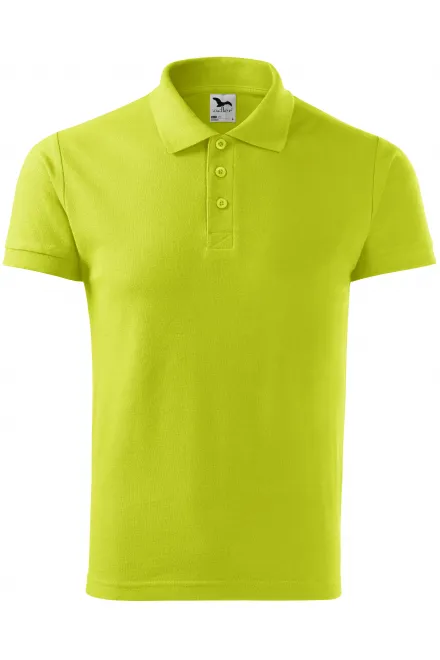 Polo elegante para hombre - verde lima, L