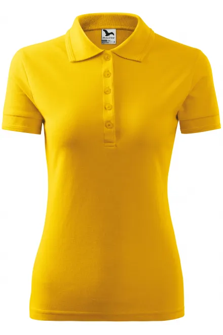 Polo elegante para mujer - amarillo, M