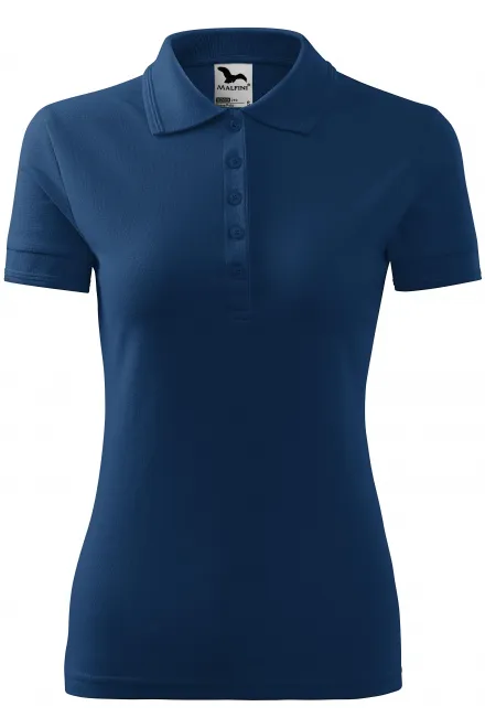 Polo elegante para mujer - azul medianoche, M