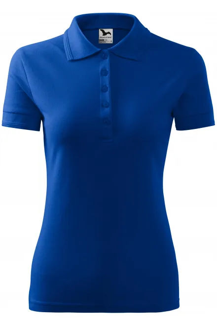 Polo elegante para mujer - azul real, M