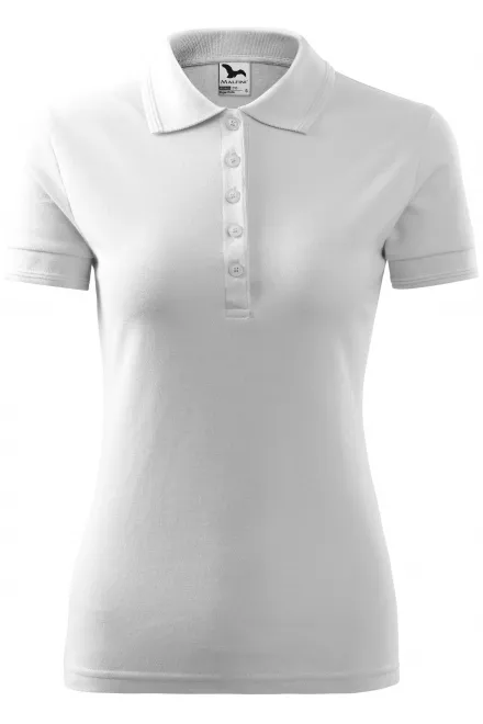 Polo elegante para mujer - blanco, M