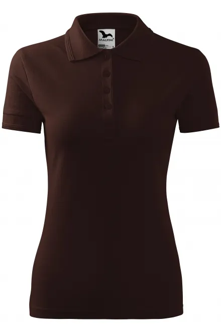 Polo elegante para mujer - café, M